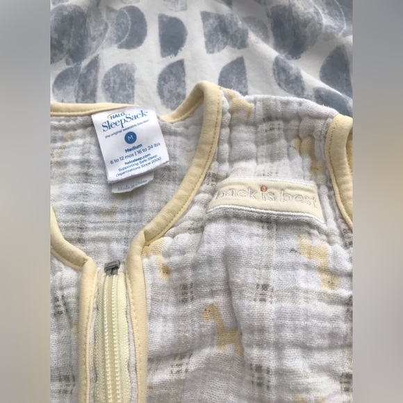 Halo Sleep Sack sz M 6-12 months 16-24 lbs giraffe unisex sleeveless sleep sack - Picture 2 of 6